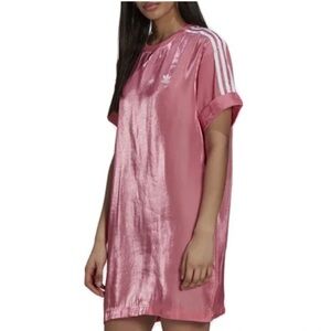 ADIDAS | pinky silky short sleeve top